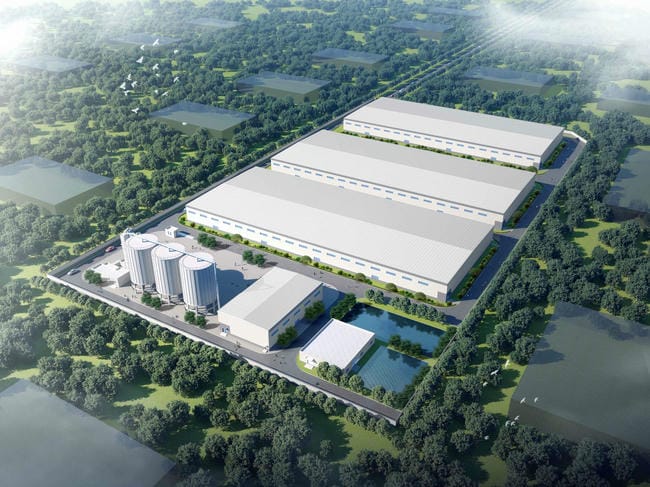 山西國(guó)興農(nóng)發(fā)集團(tuán)有機(jī)雜糧加工項(xiàng)目鳥(niǎo)瞰圖(1)